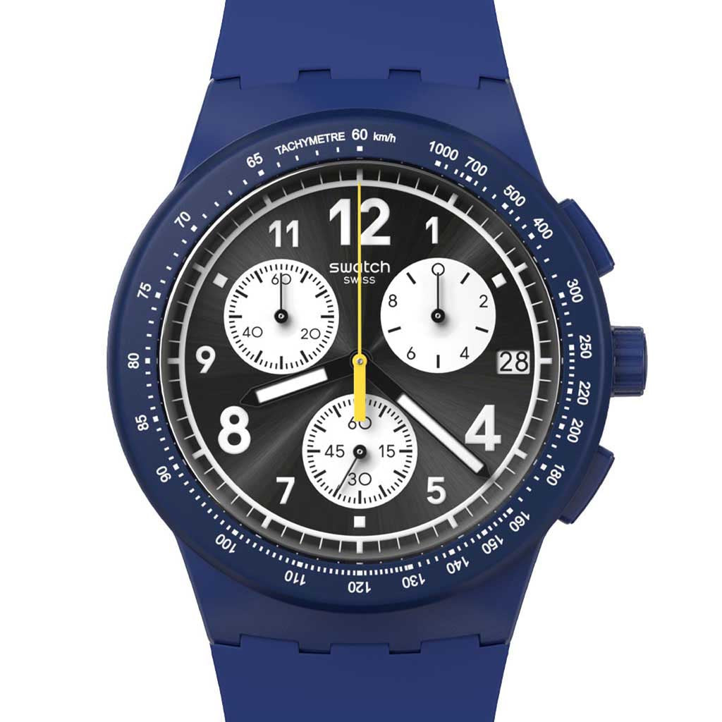 Swatch Chrono Plastic Nothing Basic About Blue SUSN418