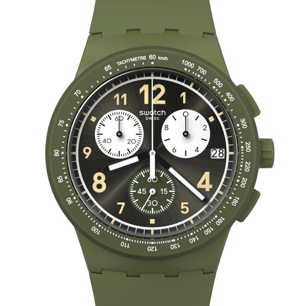 Swatch Chrono Plastic Nothing Basic About Green SUSG406