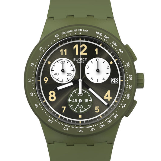 Swatch Chrono Plastic Nothing Basic About Green SUSG406
