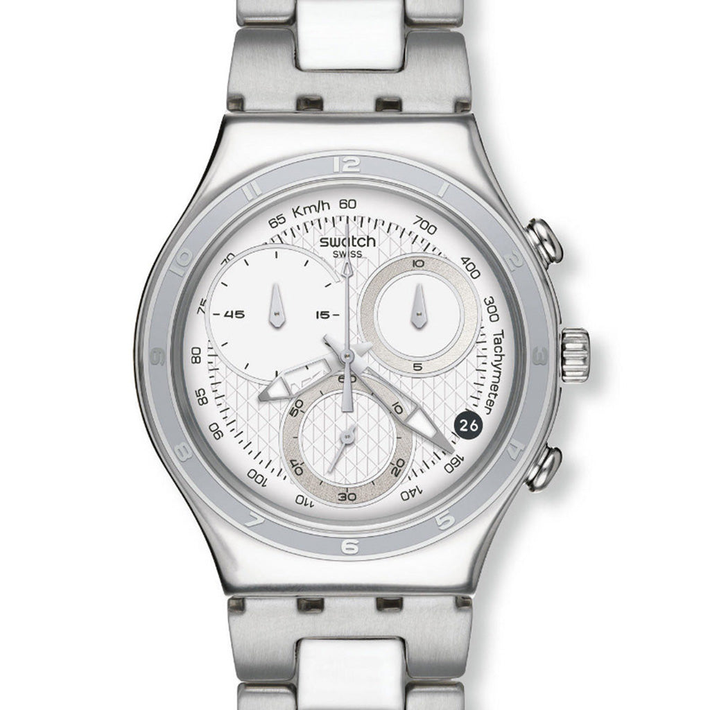 Swatch Irony Chrono OBLIQUE END WHITE YCS550G