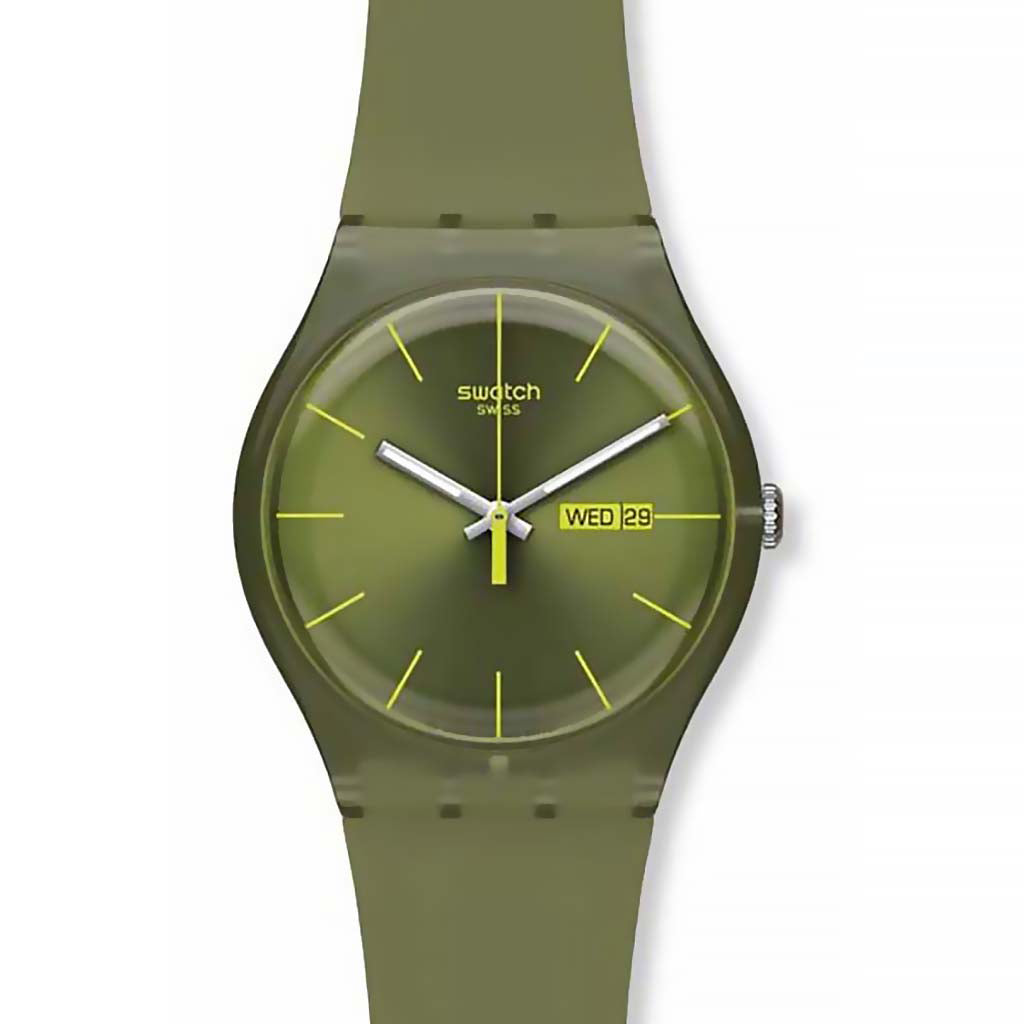 Swatch New Gent Olive Rebel SUOG700