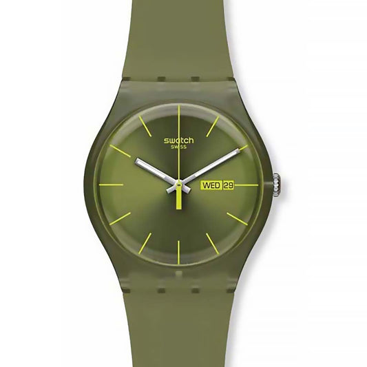 Swatch New Gent Olive Rebel SUOG700