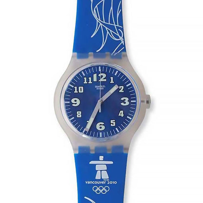 Swatch Gent XL Special OLYMPIC VOLUNTEERS 2010 SUDK103E