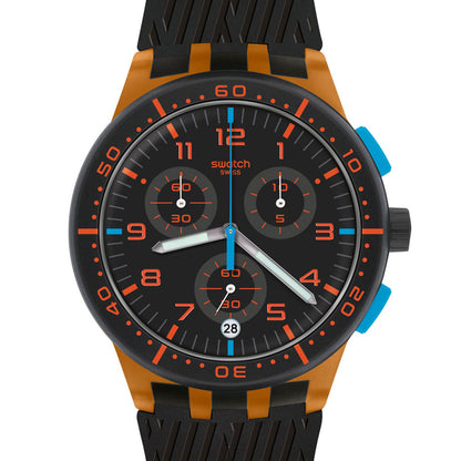Swatch Plastic Chrono Orange Tire SUSO401