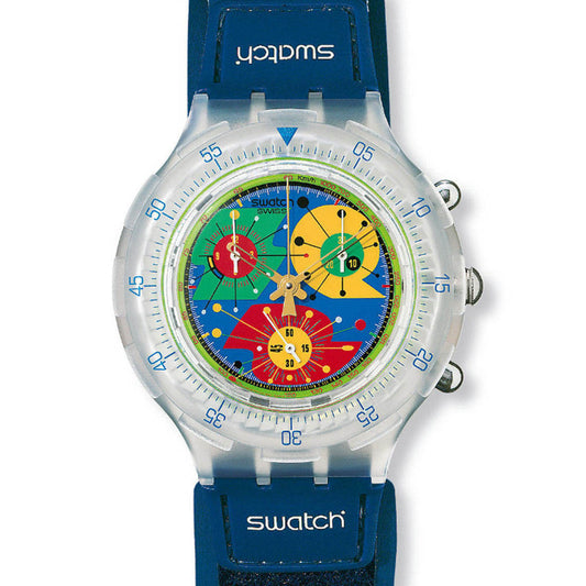 Swatch Aqua Chrono Paradiso Perdido SBK120