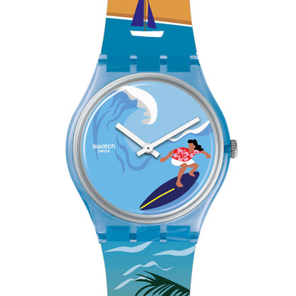 Swatch Gent Pau Hana Time - Destination Special Hawaii 2019 GZ339