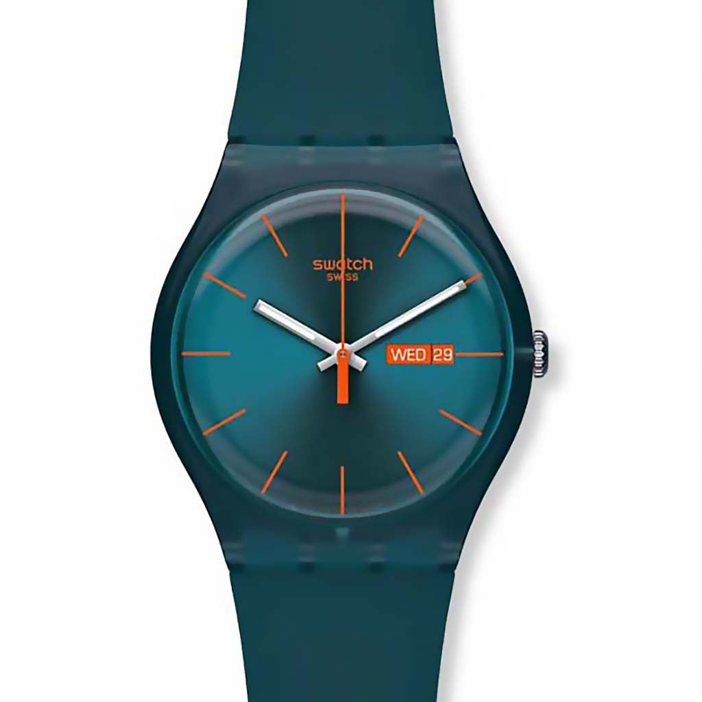 Swatch New Gent Petrol Rebel SUOG701
