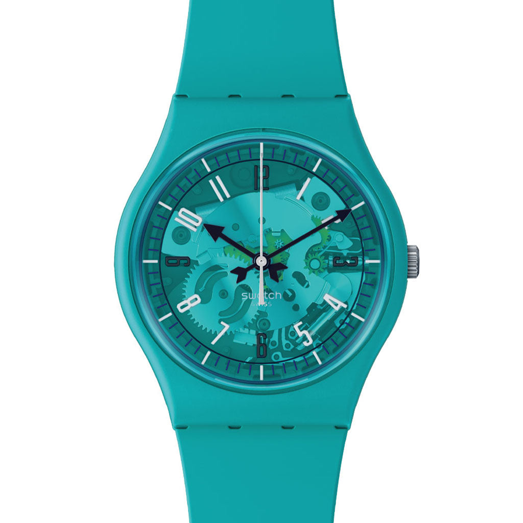 Swatch Gent Biosourced Photonic Turquoise SO28G108