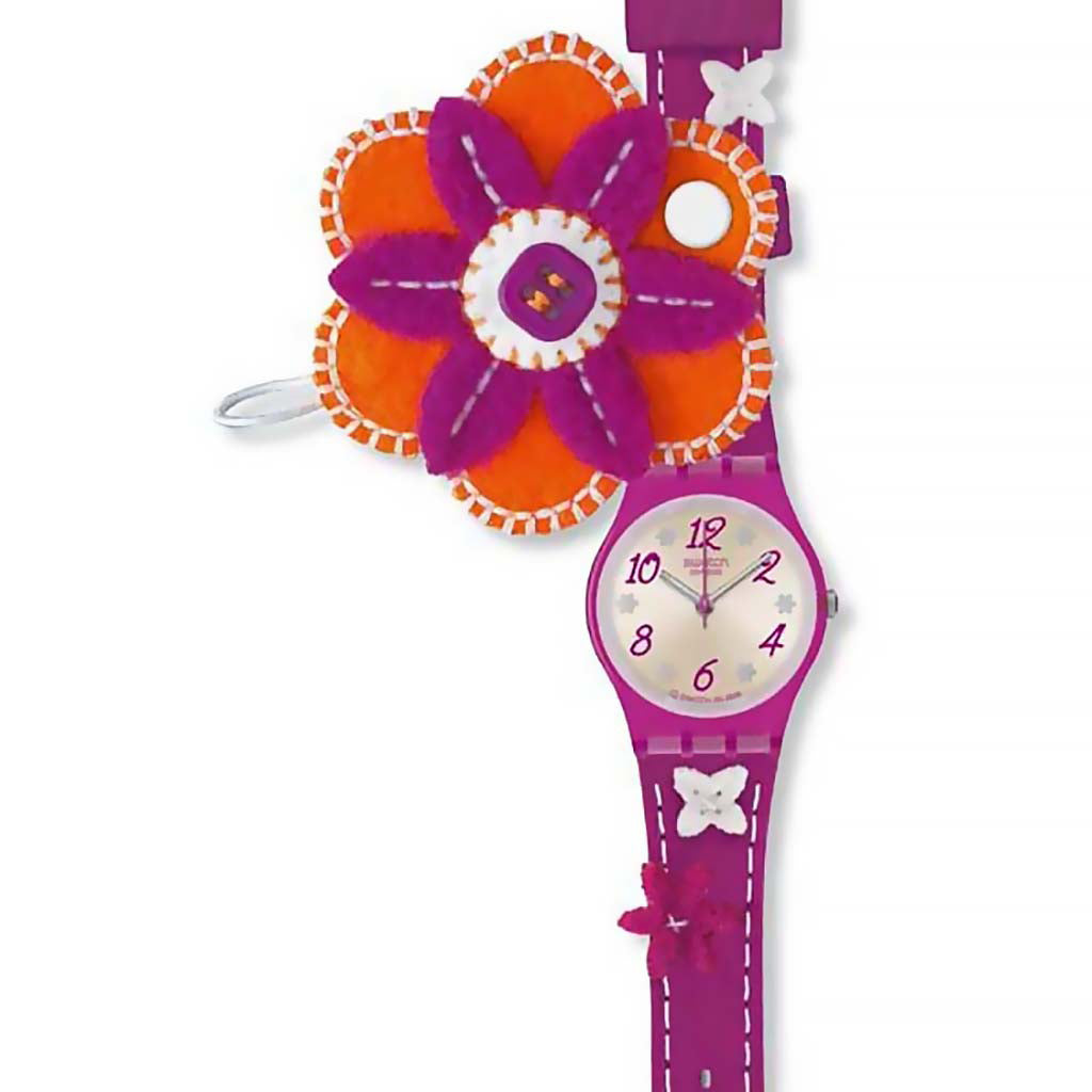 Swatch Lady PINK FLOWERS LV112