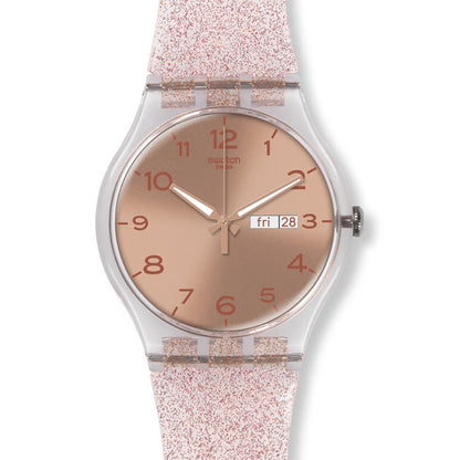 Swatch New Gent Pink Glistar SUOK703