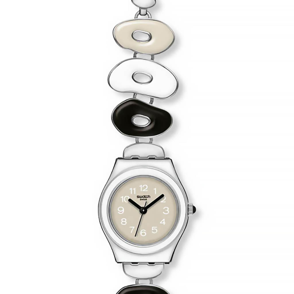 Swatch Irony Lady PINUSSINA BLACK AND WHITE YSS256G