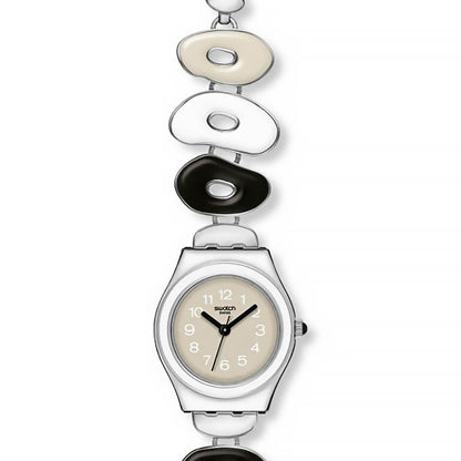 Swatch Irony Lady PINUSSINA BLACK AND WHITE YSS256G