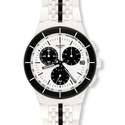 Swatch Chrono Plastic PISTE NOIRE SUSW407