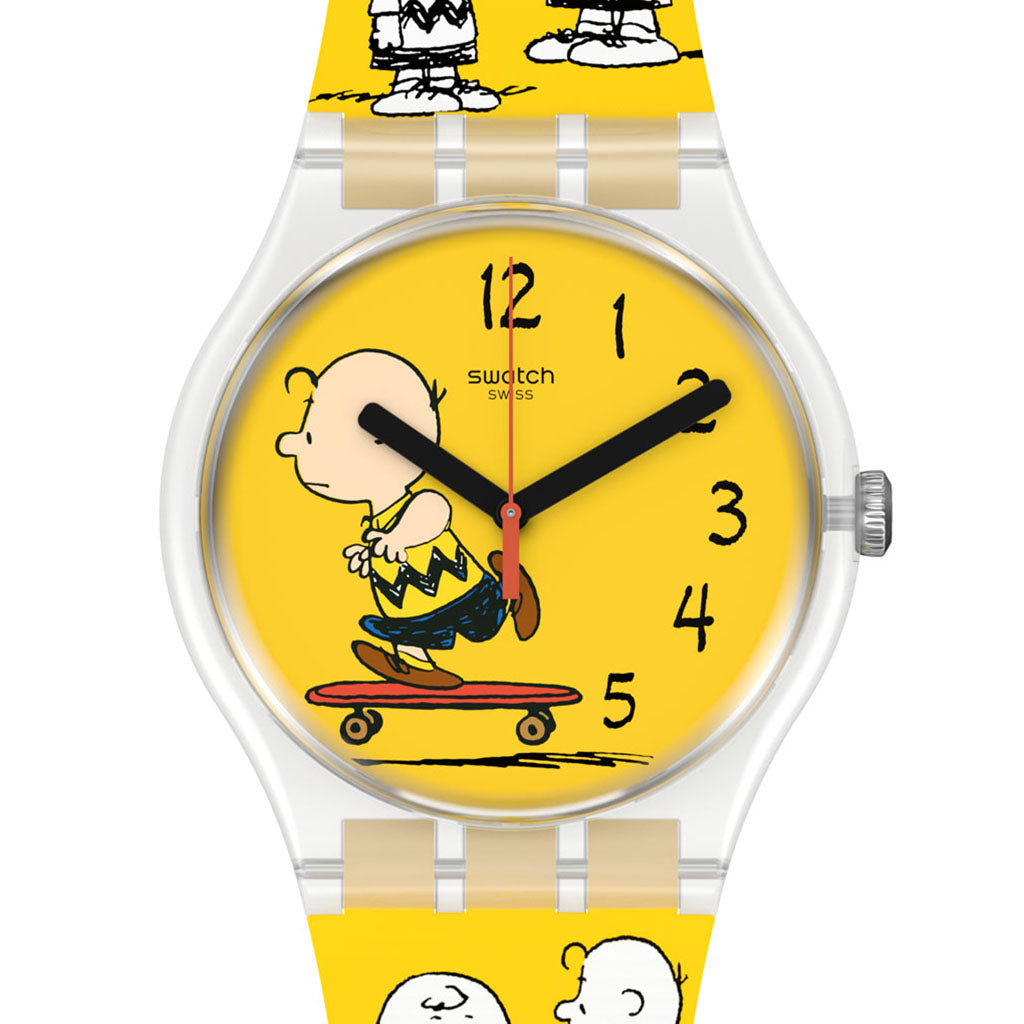 Swatch x Peanuts New Gent Special Pow Wow SO29Z101