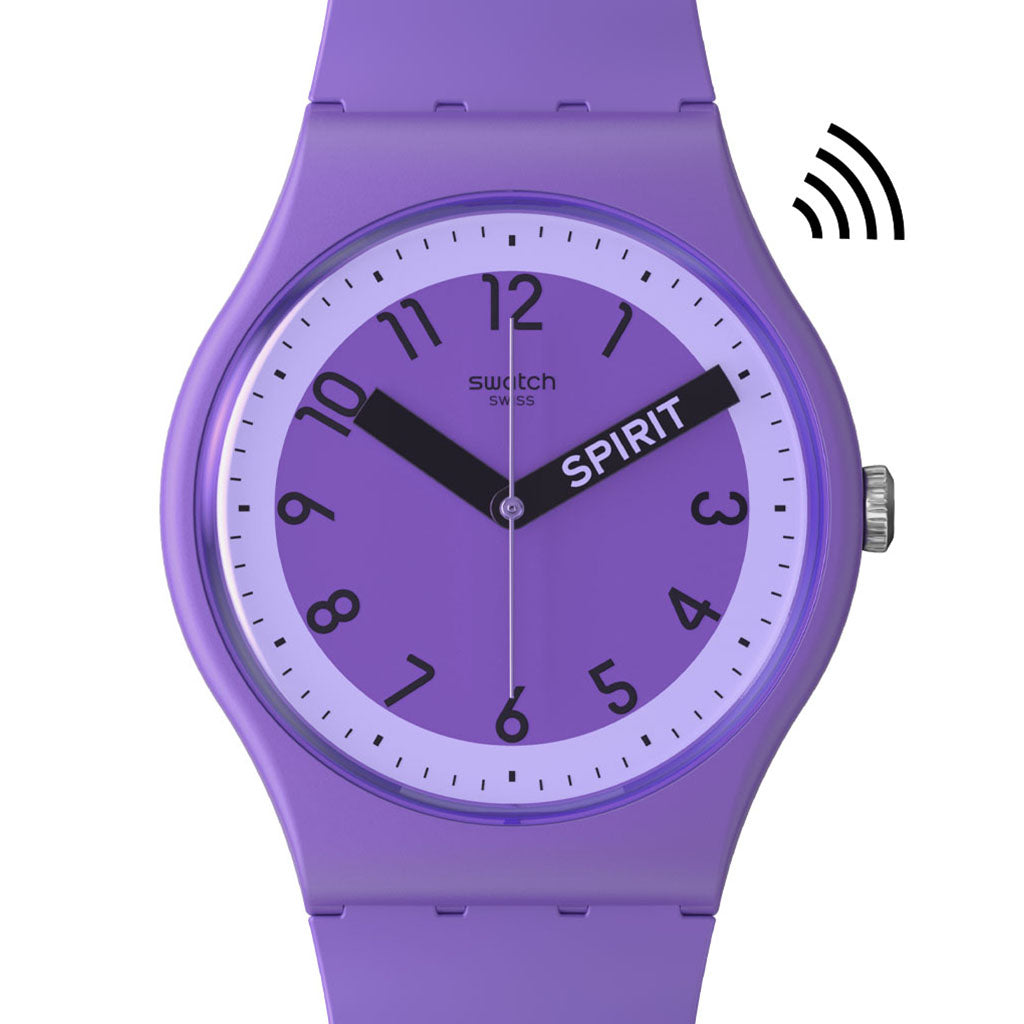 Swatch Originals New Gent Proudly Violet Pay! SO29V100-5300