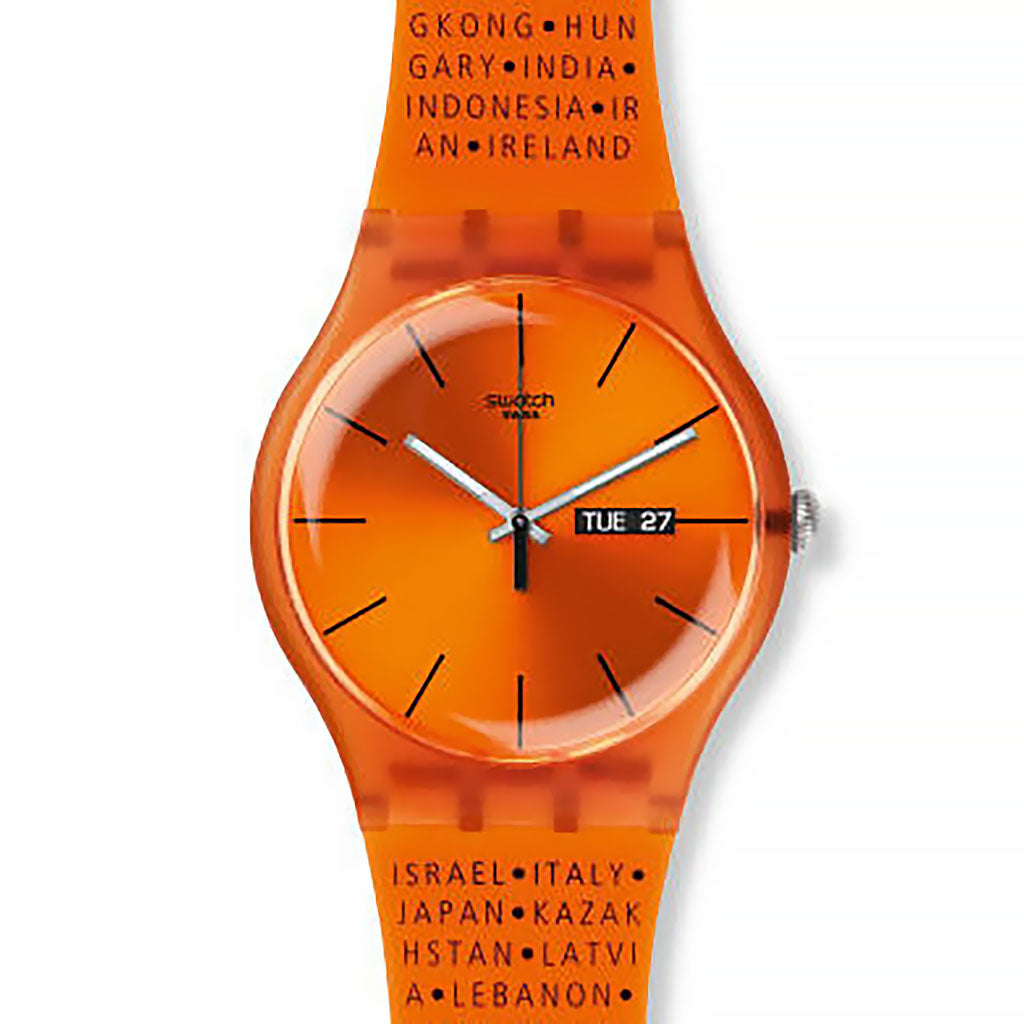 Swatch New Gent PUMPKIN REBEL / 30 YEARS KIT CLUB SUOO700I