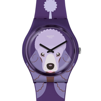 Swatch Gent Purple Poodle GV133