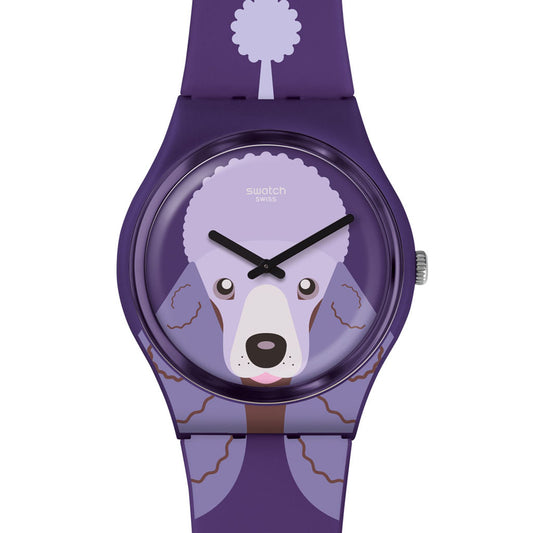 Swatch Gent Purple Poodle GV133