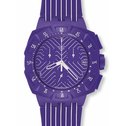 Swatch New Chrono Purple Run SUIV401