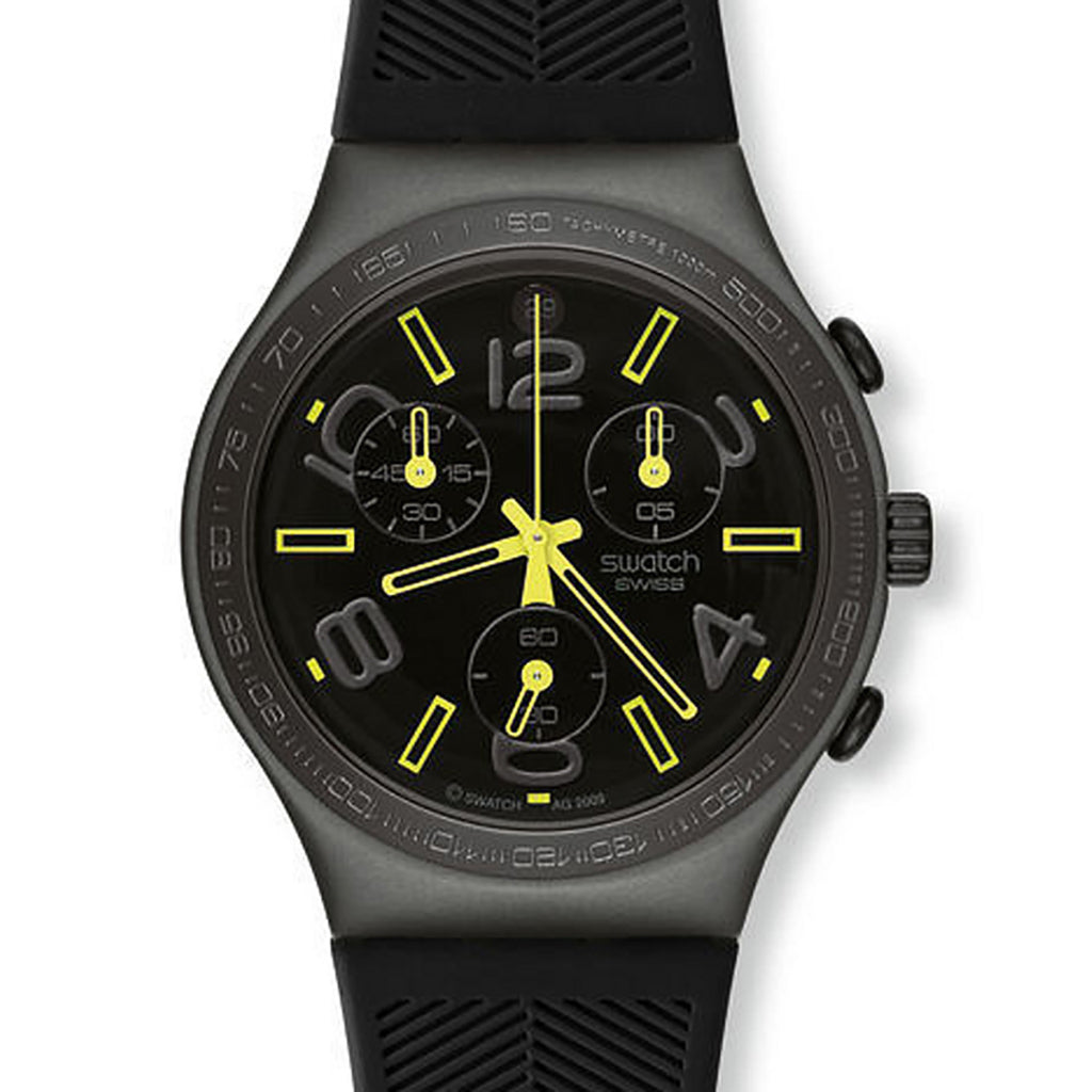 Swatch Irony Chrono Ray of Light Black YCM4000