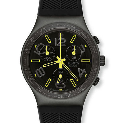 Swatch Irony Chrono Ray of Light Black YCM4000