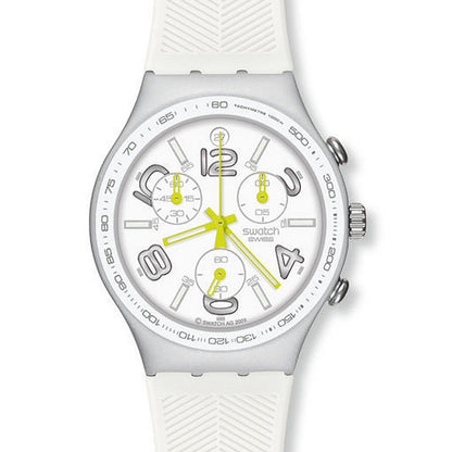 Swatch Irony Chrono Ray of Light White YCS4051