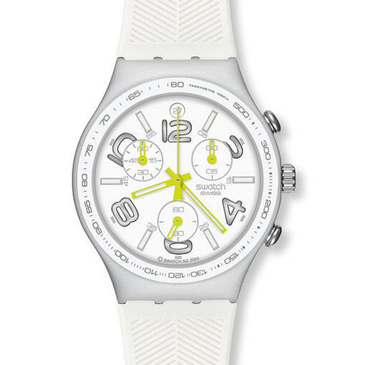 Swatch Irony Chrono Ray of Light White YCS4051