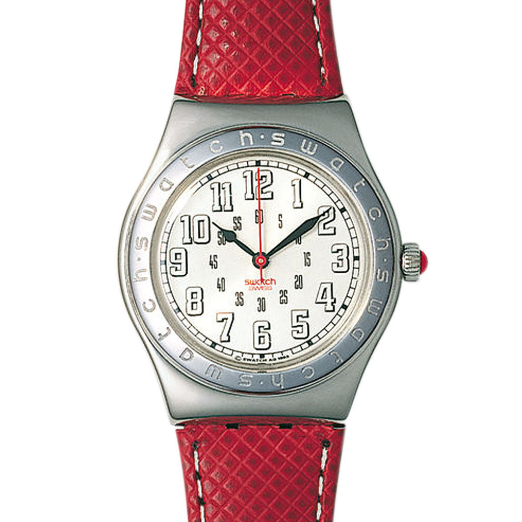 Swatch Irony Medium Red Amazon YLS103