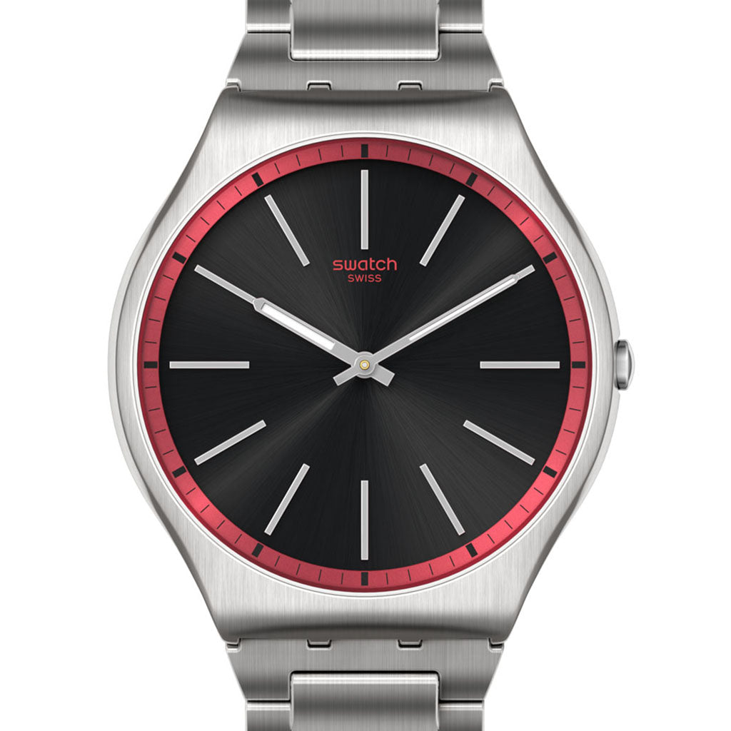 Swatch Skin Irony 42 Red Graphite SS07S129G
