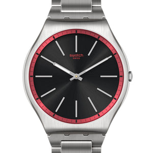 Swatch Skin Irony 42 Red Graphite SS07S129G