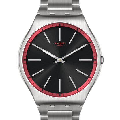 Swatch Skin Irony 42 Red Graphite SS07S129G