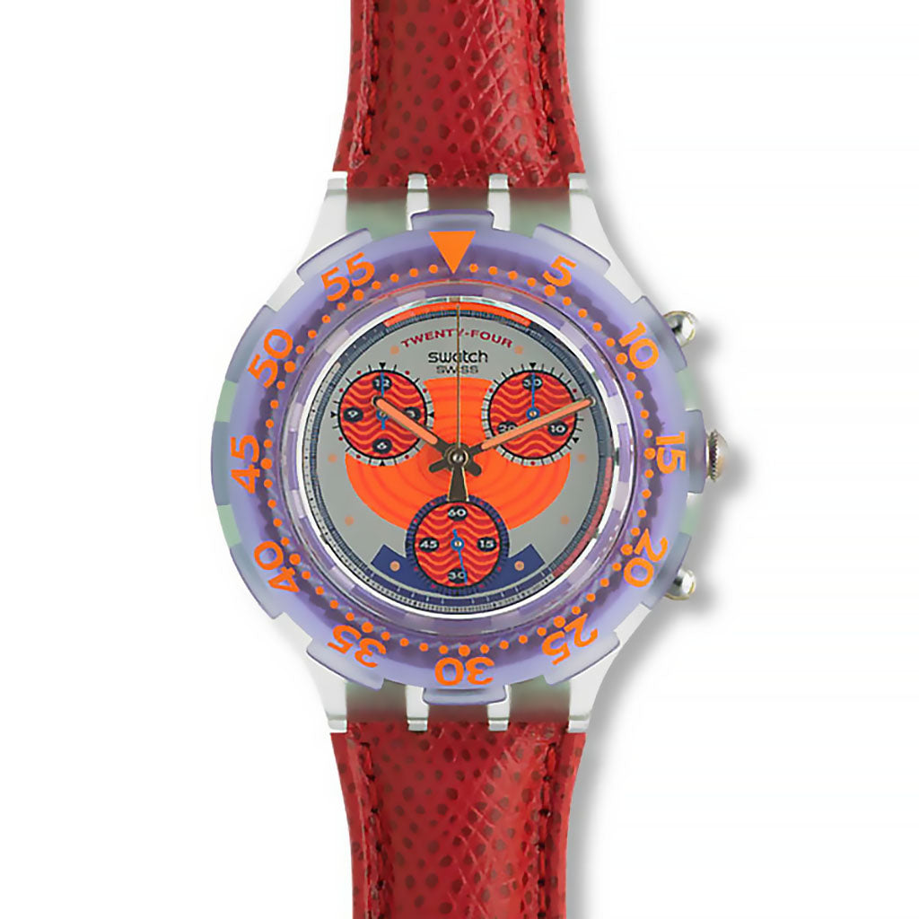 Swatch Aqua Chrono Red Harbour SBG100