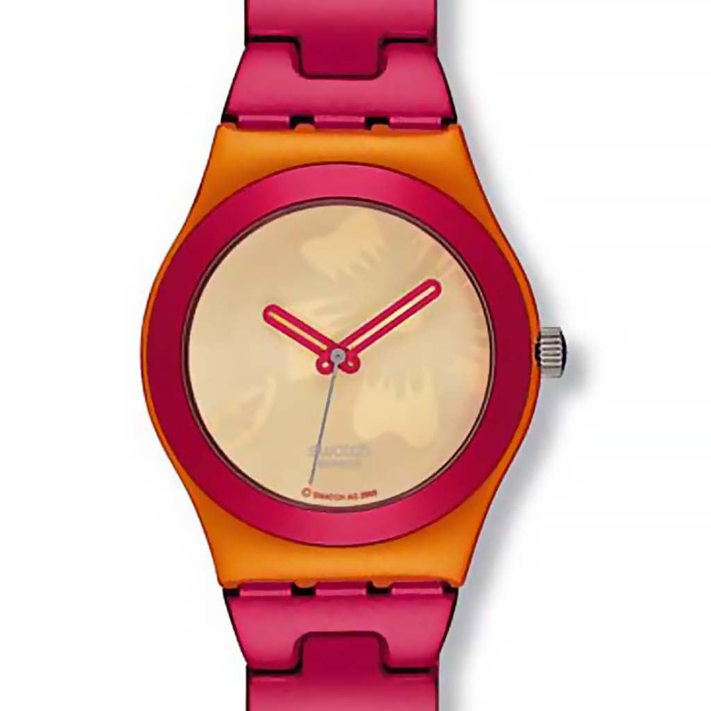 Swatch Irony Medium Red Paw Paw YLO1000AG