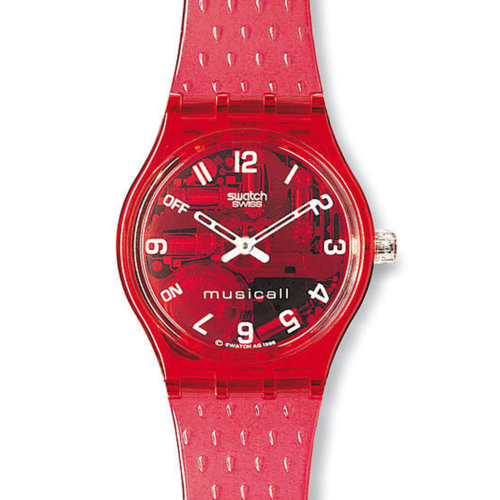 Swatch Musicall Red Rythm SLR102