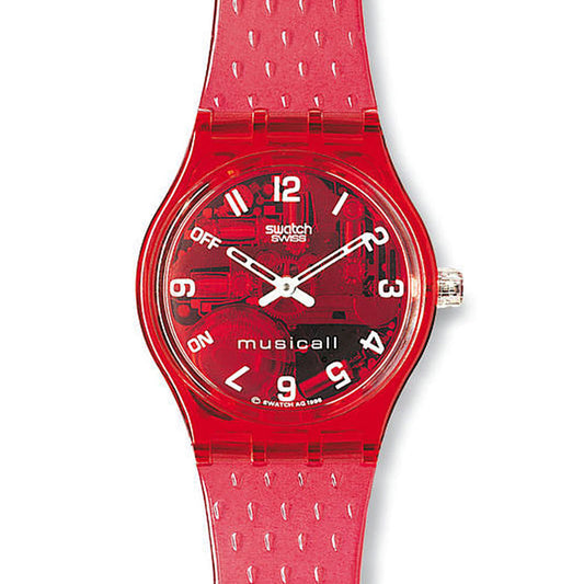 Swatch Musicall Red Rythm SLR102