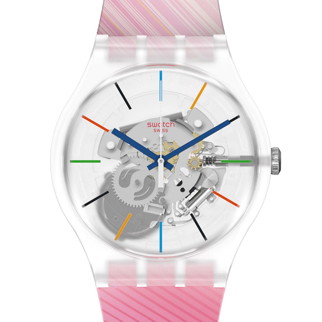 Swatch New Gent Special Red Rivers and Mountains SO29Z105