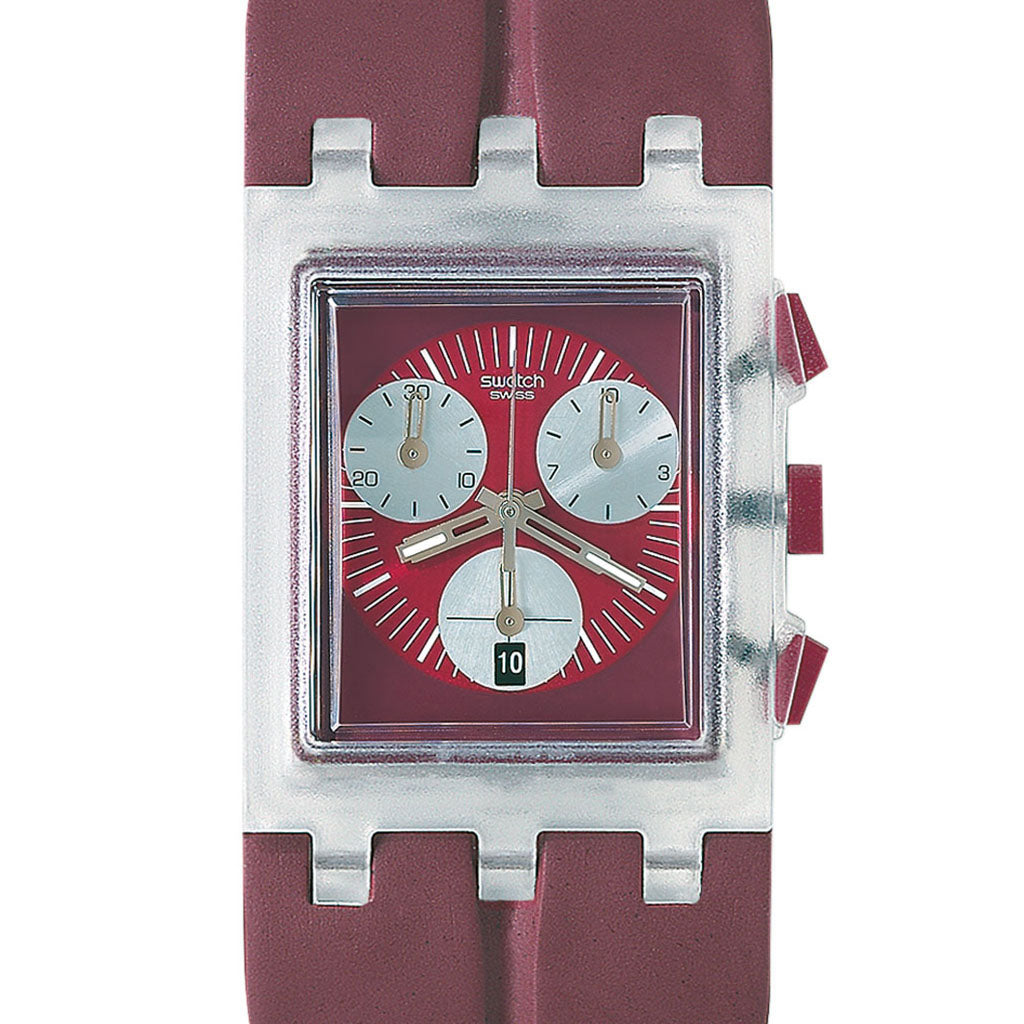 Swatch Square RED ROUND SUEK401