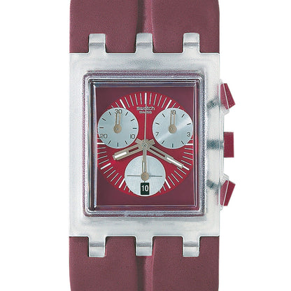 Swatch Square RED ROUND SUEK401