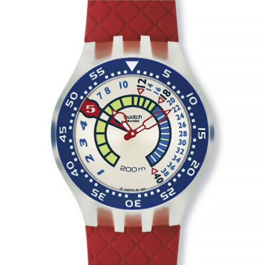 Swatch Fun Scuba Red Scale Tuna SUGK102