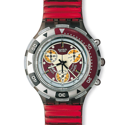 Swatch Aqua Chrono Red Snapper SBM105