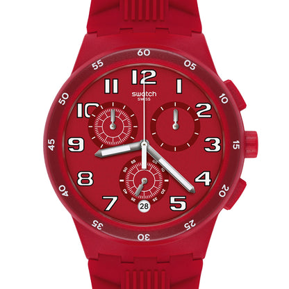 Swatch Chrono Plastic Red Step SUSR404