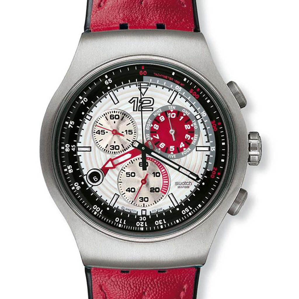 Swatch Irony the Chrono Red Storming YOS408