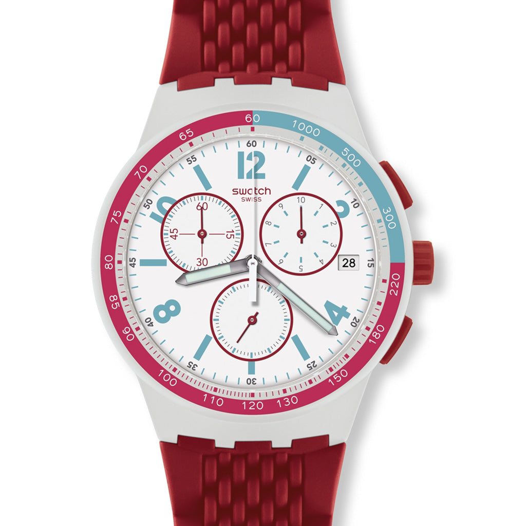Swatch Chrono Plastic Red Track SUSM403