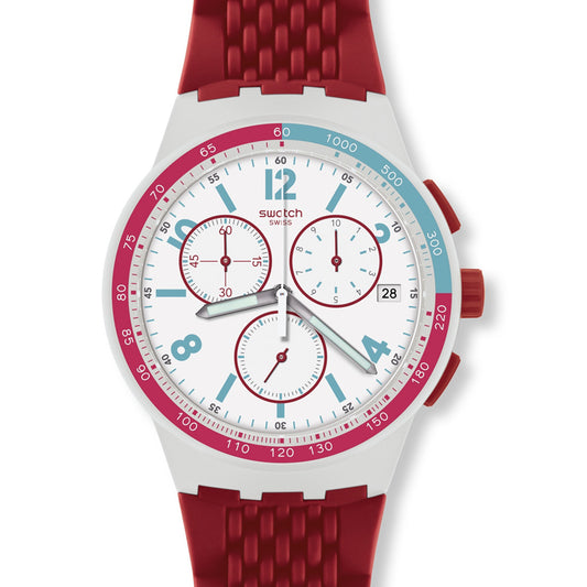 Swatch Chrono Plastic Red Track SUSM403