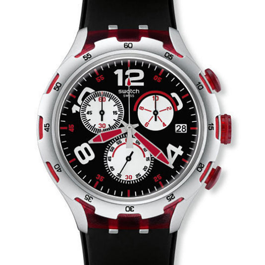 Swatch Irony XLite Chrono Red Wheel YYS4004