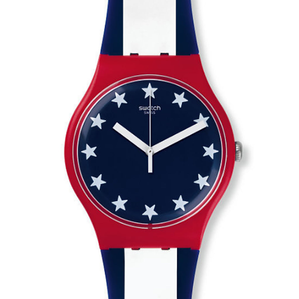 Swatch New Gent RED WHITE & BLUE SUOZ241