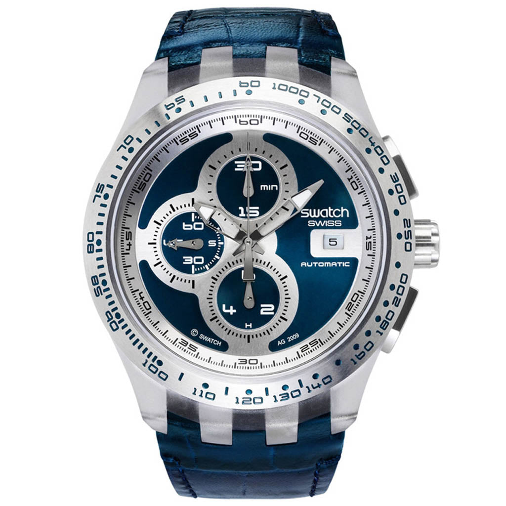 Swatch Chrono Automatik Right track Blue SVGK407