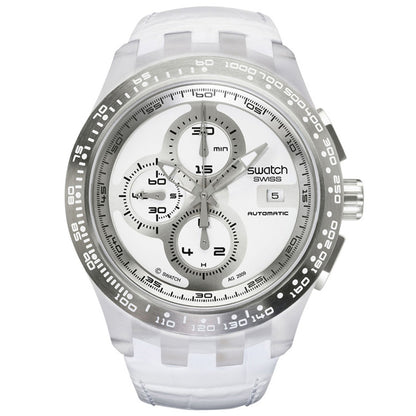 Swatch Chrono Automatik Right Track White SVGK406