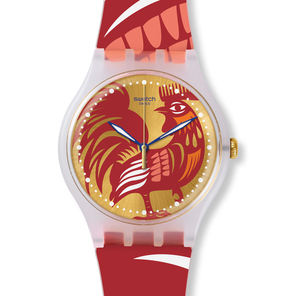 Swatch New Gent Chinese New Year Special 2017 Rocking Rooster SUOZ226
