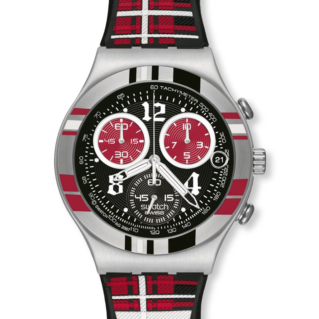 Swatch Irony Chrono Rock'n'Tartan YCS504